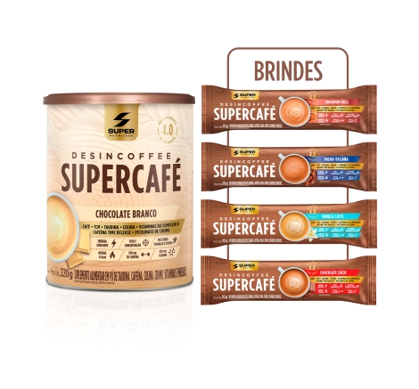 Blend de SUPERCAFÉ: 01 Chocolate Branco + 04 Sticks