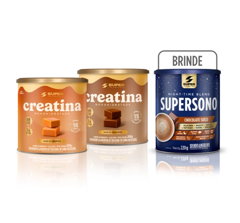 Combo 02 Dados de Creatina + Supersono (Brinde)