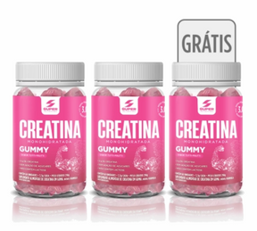 Compre 2 Leve 3 Super Gummy Creatina Sabor Tutti-Frutti
