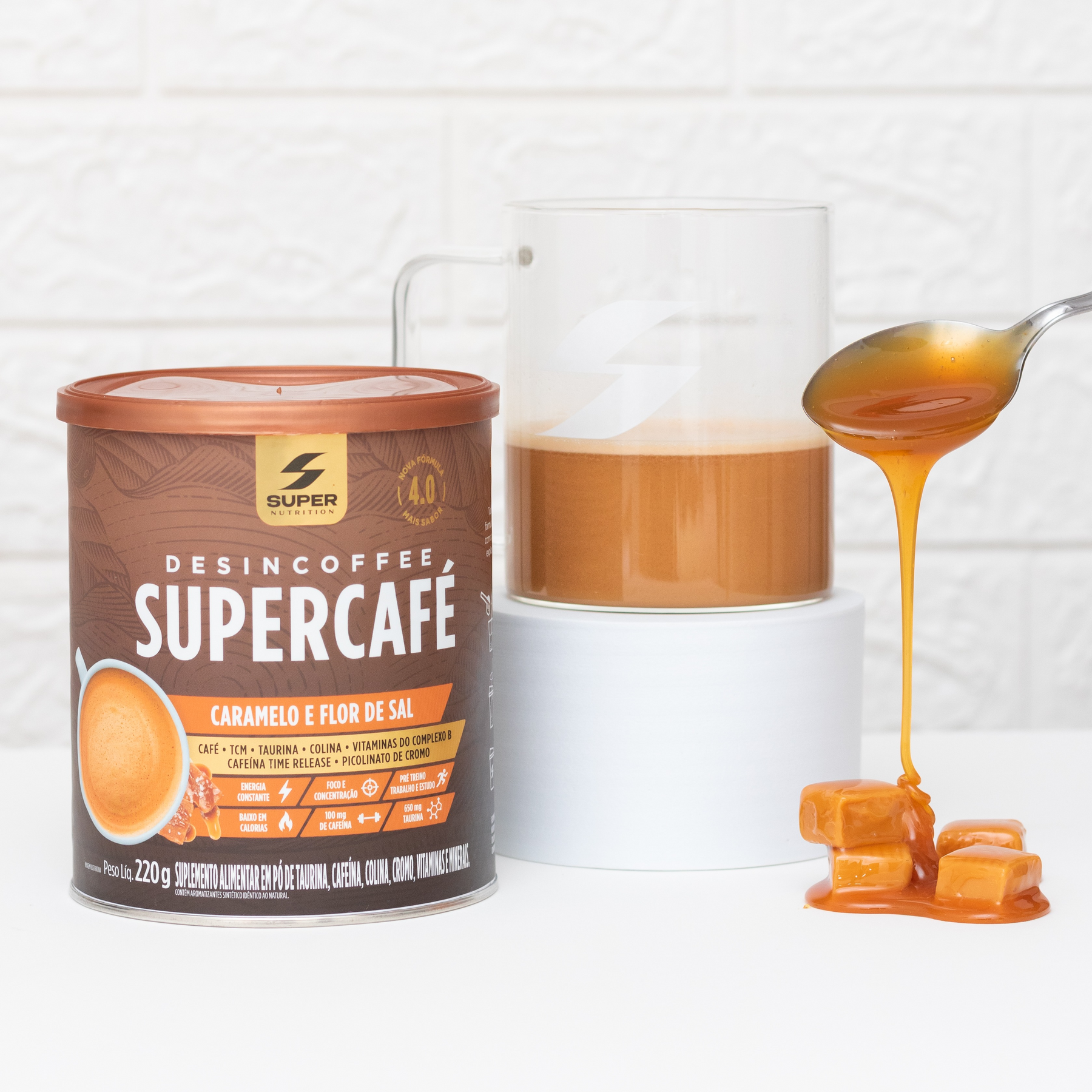Compre 1 Leve 2 Desincoffee Supercafé Caramelo e Flor de Sal