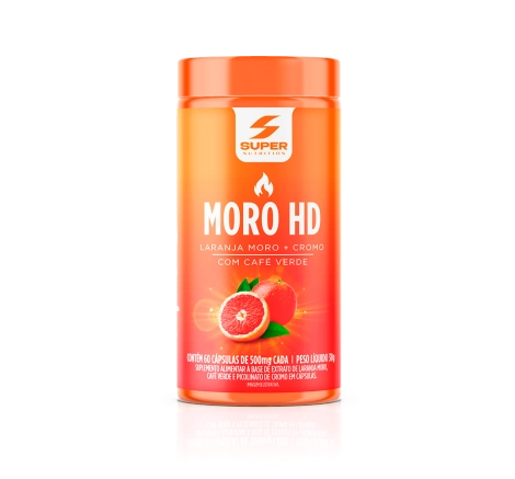 Moro HD Laranja Moro, Café verde e Cromo (60 cápsulas)
