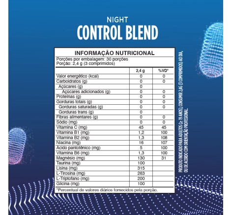 Compre 2 Leve 3 Super Night Control Blend (90 cápsulas)