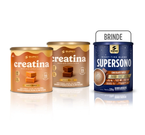 Combo 02 Dados de Creatina + Supersono (Brinde)