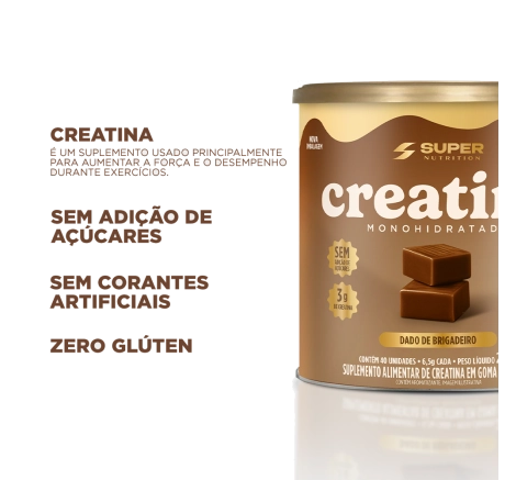 Combo 02 Dados de Creatina + Supersono (Brinde)