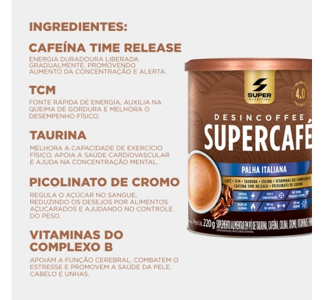 Compre 1 Leve 2 Desincoffee Supercafé Palha Italiana