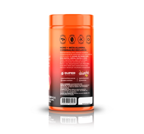 Compre 2 Leve 3 Moro Beta Laranja Moro, Beta-Alanina e Cafeína (60 cápsulas cada)