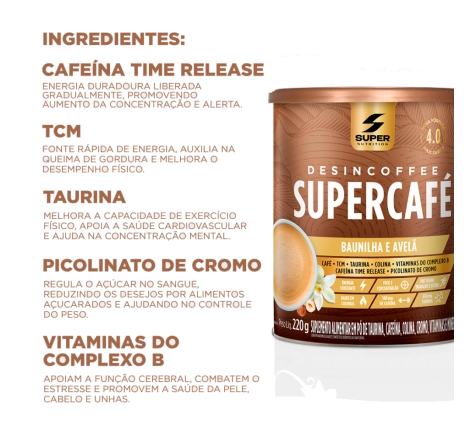 Compre 1 Leve 2 Desincoffee Supercafé Baunilha e Avelã